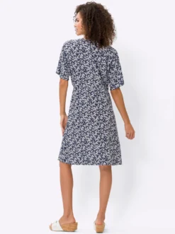 A-Linien-Kleid mit Bindeband