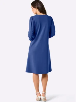 A-Linien-Kleid mit edlem Seiden-Schimmer