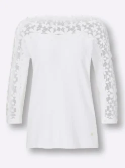 3/4-Arm-Pullover in weicher Lyocell-Qualität