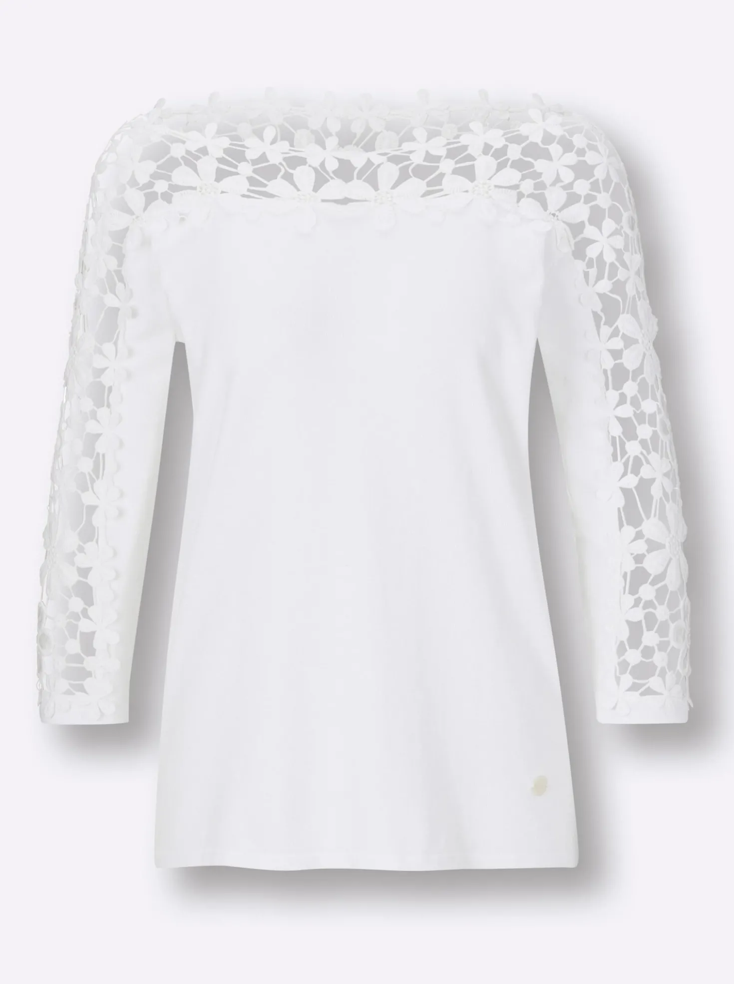 3/4-Arm-Pullover in weicher Lyocell-Qualität