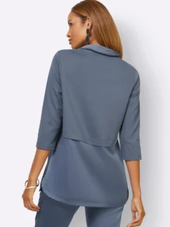 3/4-Arm-Shirt im Lagen-Look