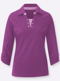 3/4-Arm-Shirt in 2-in-1-Optik