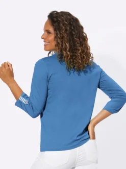 3/4-Arm-Shirt in 2-in-1-Optik