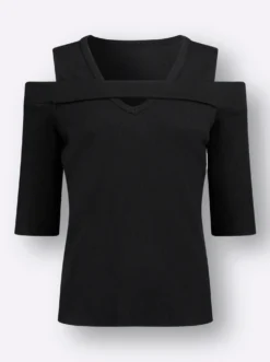 3/4-Arm-Shirt mit Cut-outs