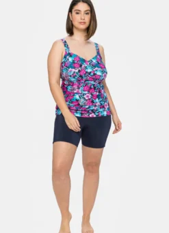 Badehose in Radler-Länge, mit Shaping-Effekt