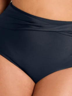 Badehose mit Wickel-Detail und Shaping-Effekt