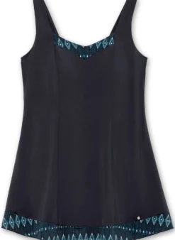 Badekleid mit geometrischem Muster