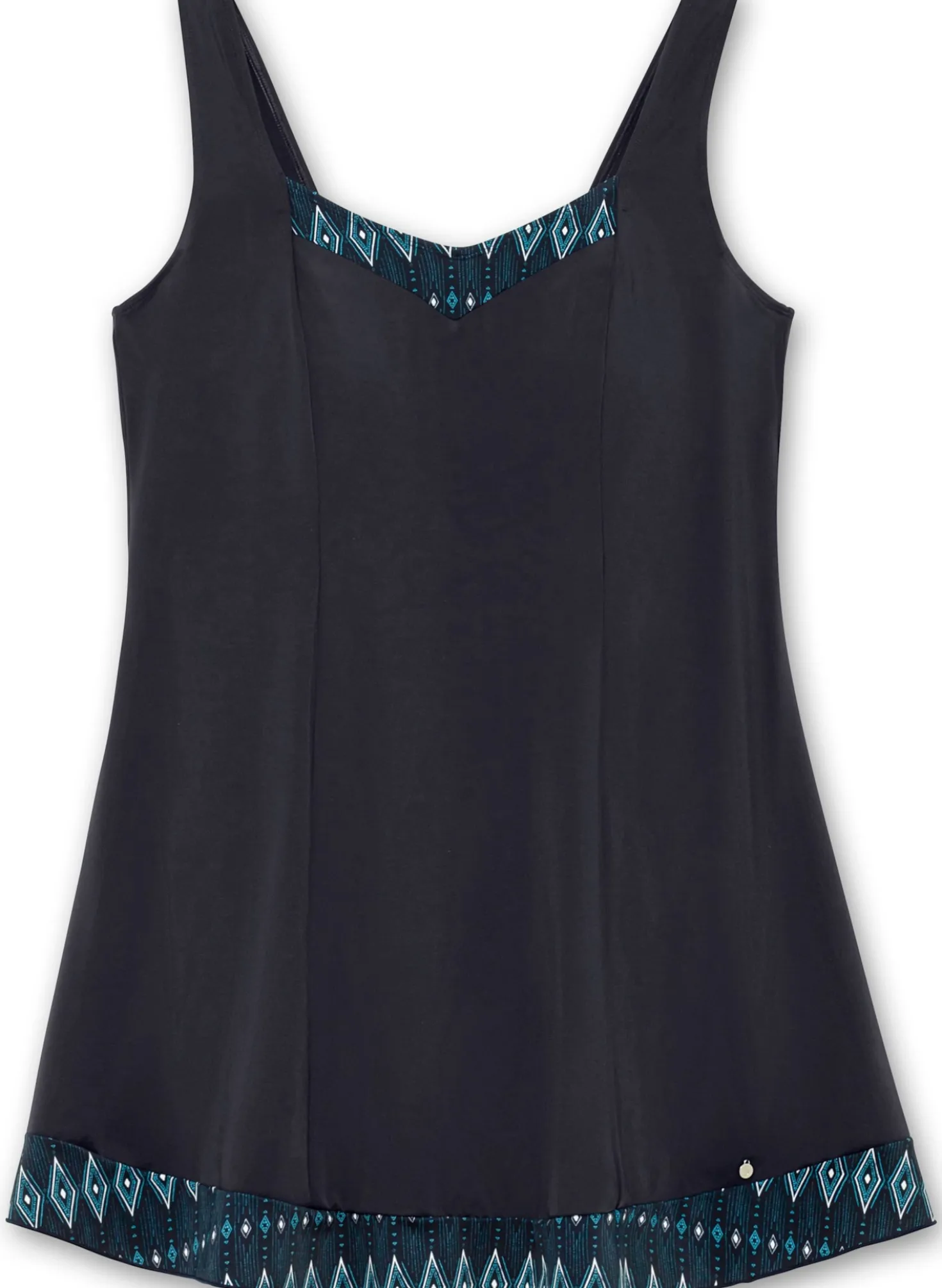 Badekleid mit geometrischem Muster