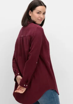 Baumwollbluse in Musselinqualität