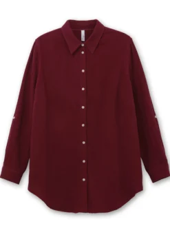 Baumwollbluse in Musselinqualität