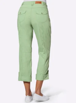 Baumwollhose mit krempelbaren Beinen