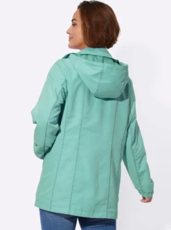 Übergangsjacke mit abknöpfbarer Kapuze