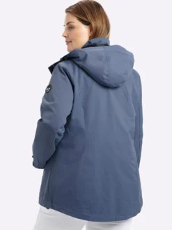 Übergangsjacke mit abnehmbarer Kapuze