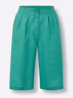 Bermudas aus reinem Leinen