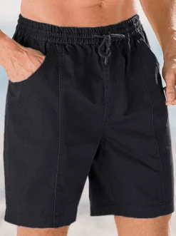 Bermudas mit breitem Gummizug