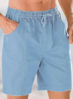 Bermudas mit breitem Gummizug