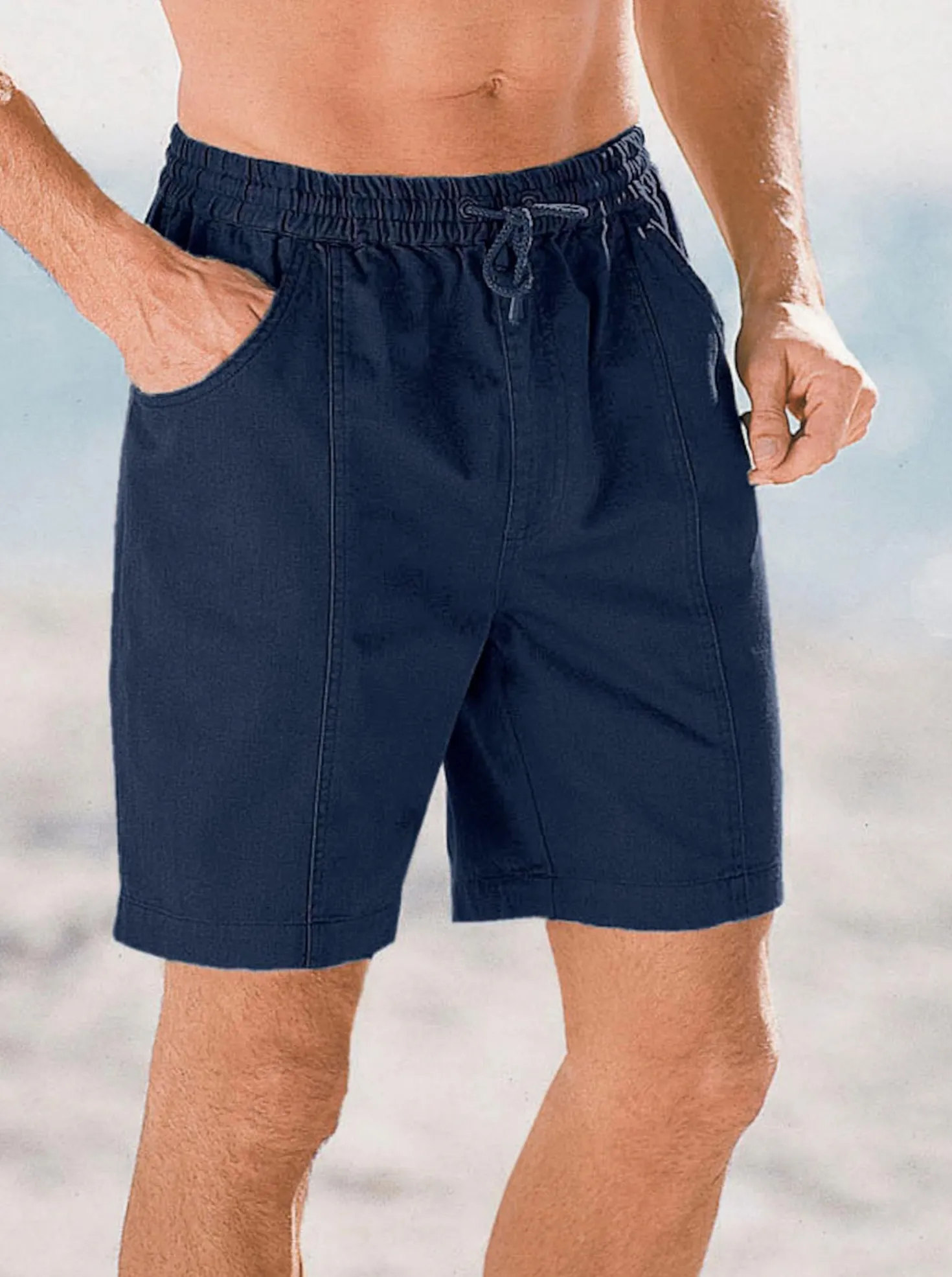 Bermudas mit breitem Gummizug
