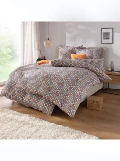 Bettwäsche mit Kreise-Motiven
