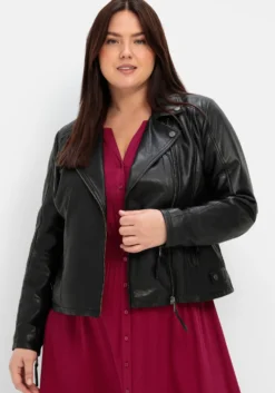 Bikerjacke aus weichem Lammnappa-Leder
