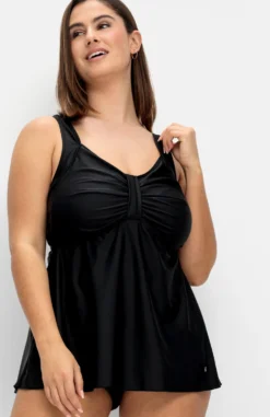 Bikini-Hose in hohem Schnitt, mit Shaping-Einsatz