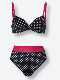 Bikini in Tupfen-Dessin