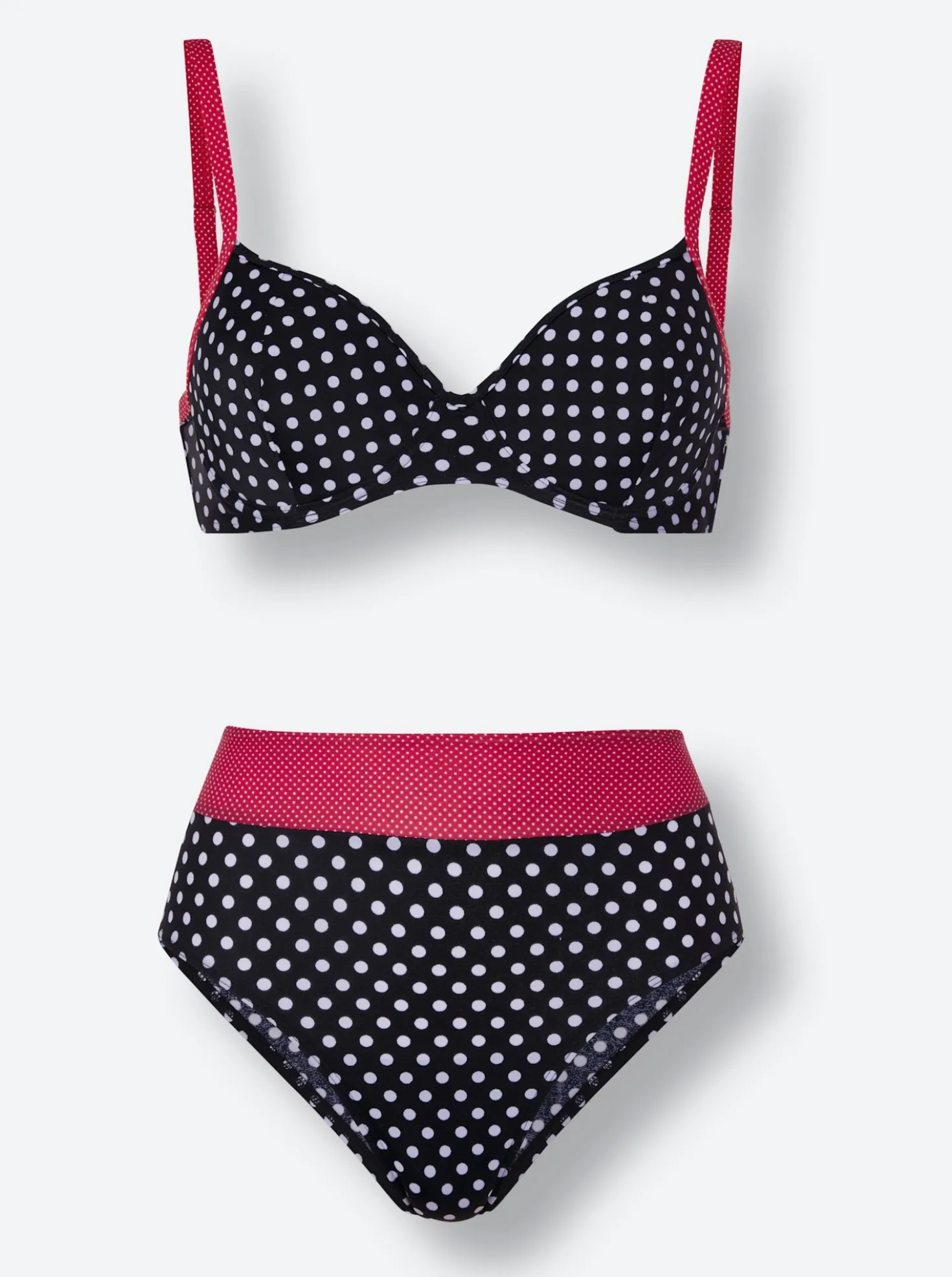 Bikini in Tupfen-Dessin