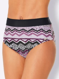 Bikini-Slip mit breiter Blende