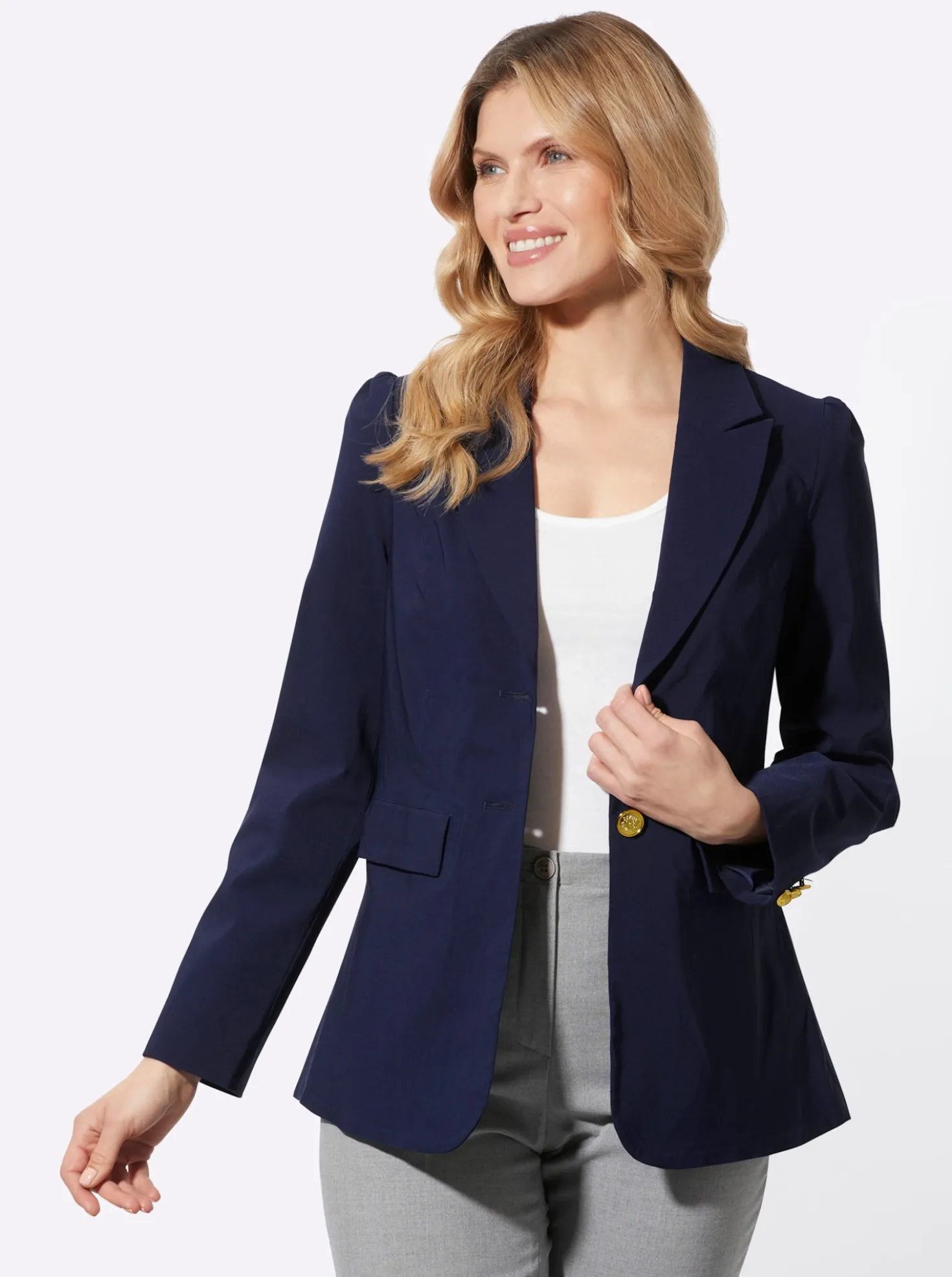 Blazer in Bengalin-Qualität