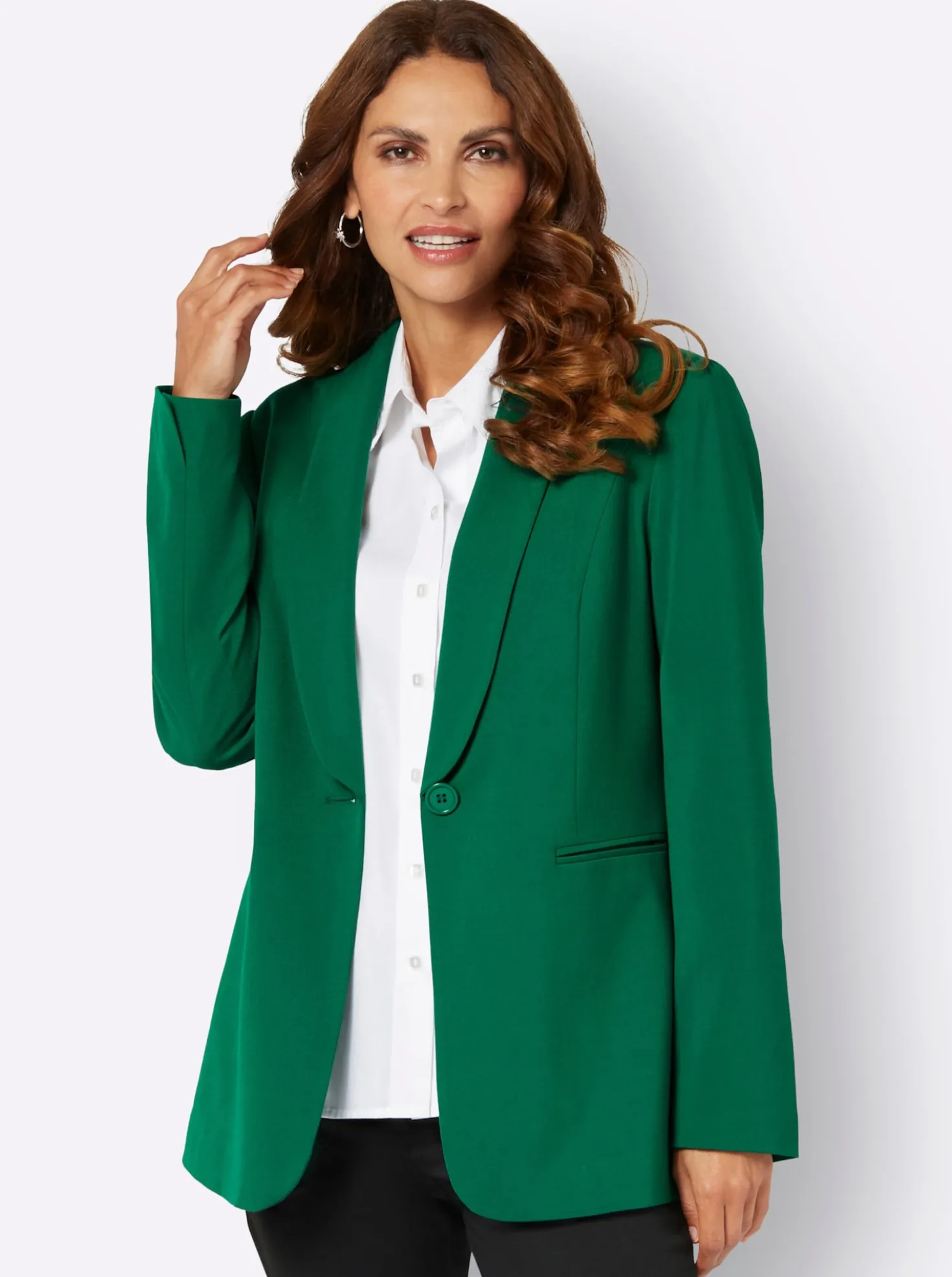 Blazer in langer Form
