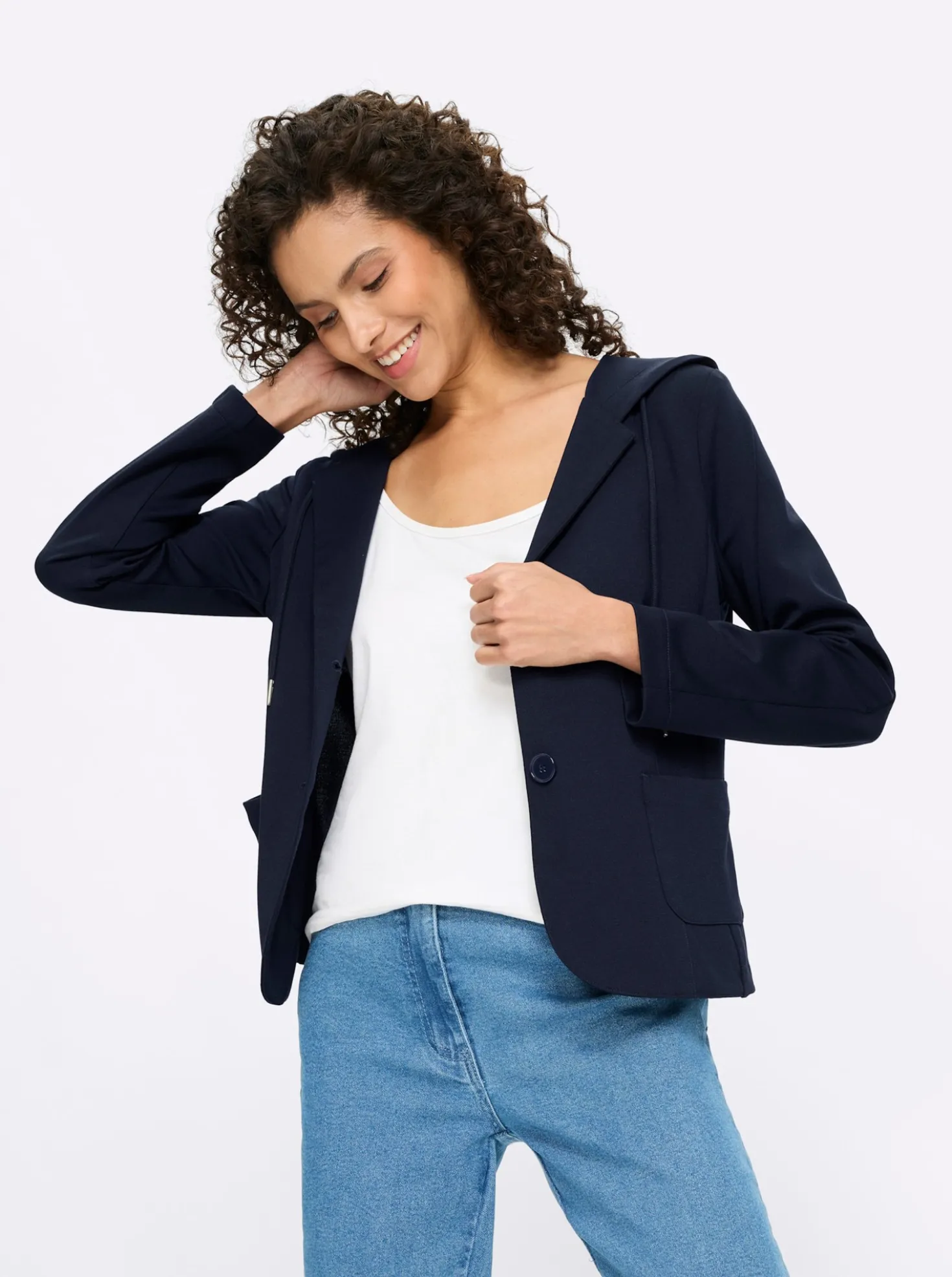 Blazer mit Kapuze