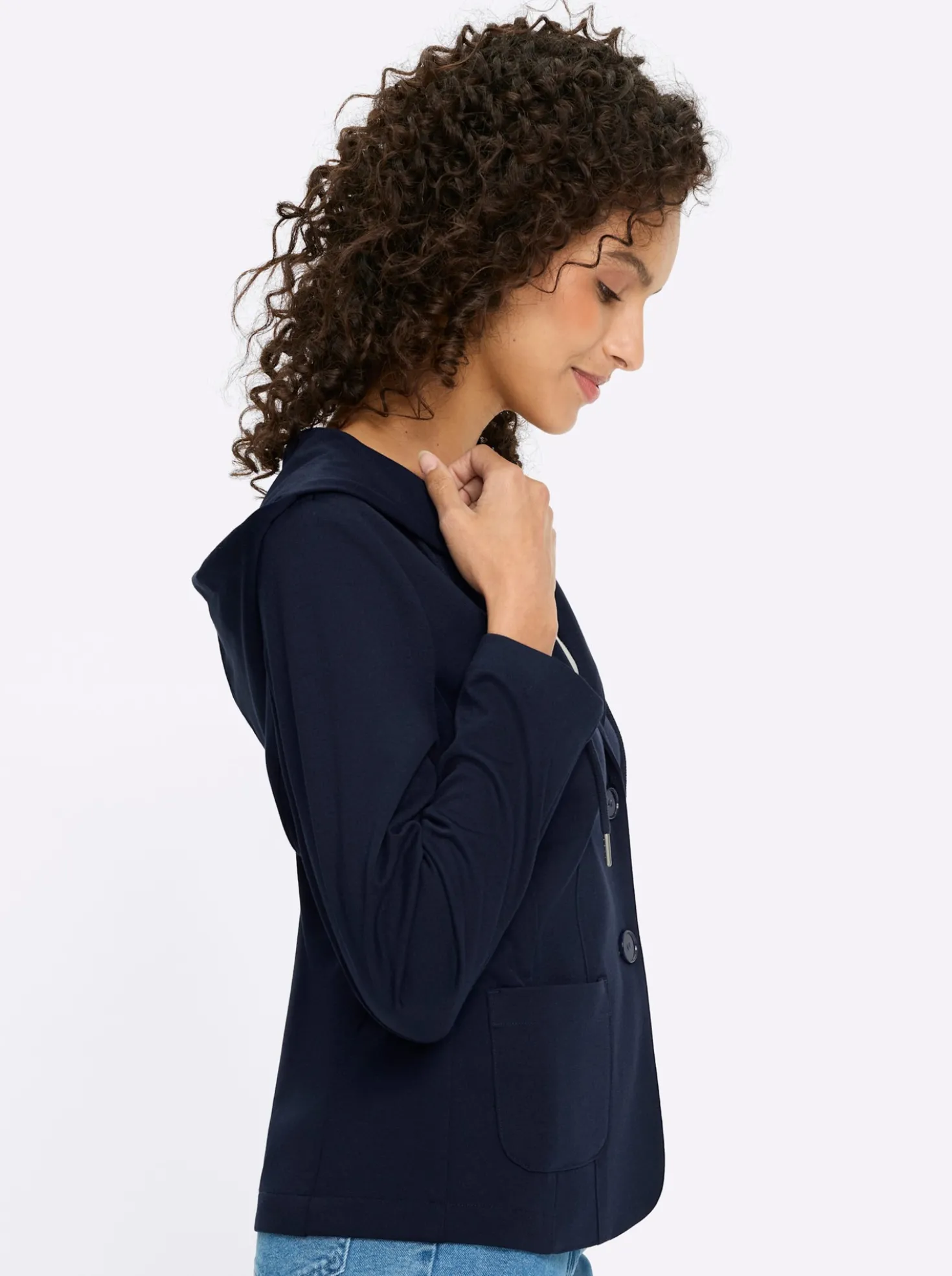 Blazer mit Kapuze