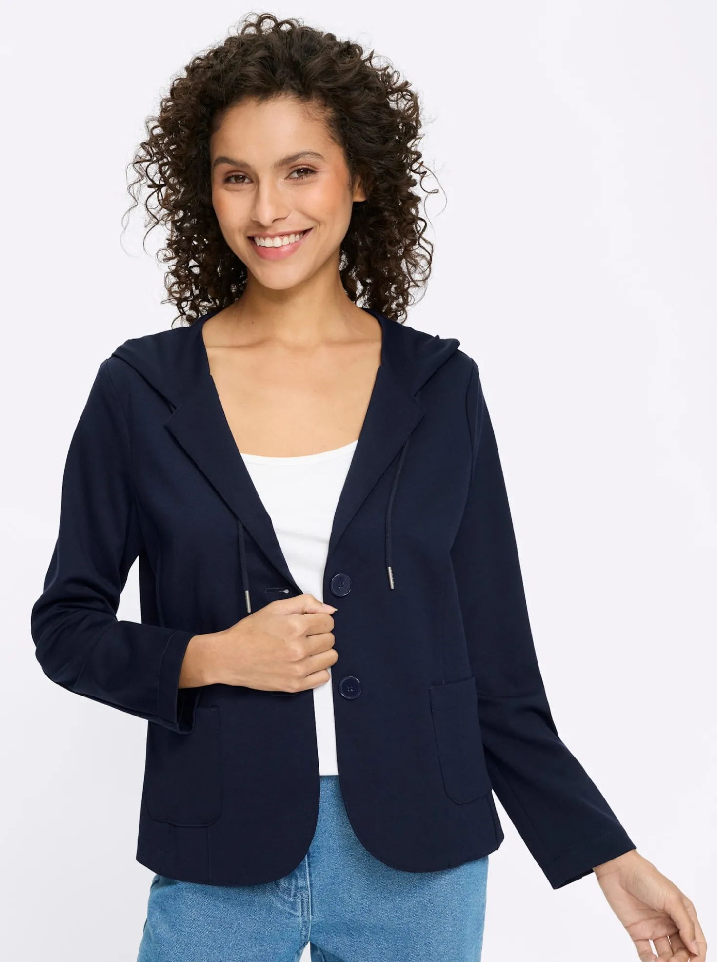 Blazer mit Kapuze
