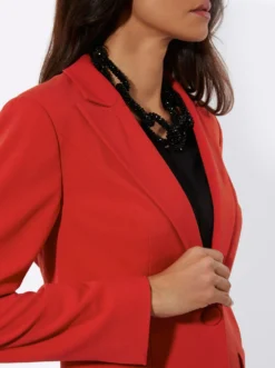 Blazer mit Knopfverschluss