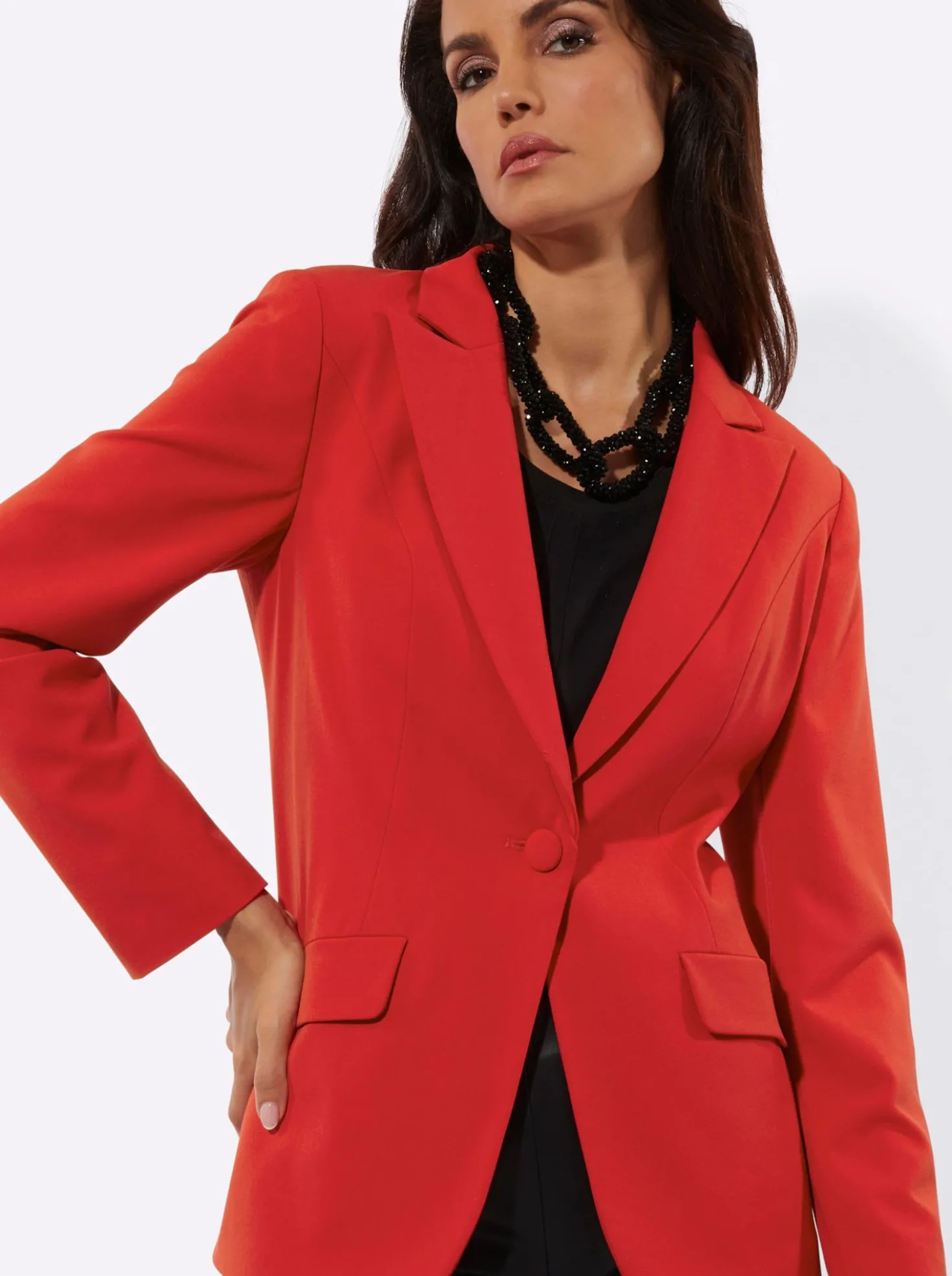 Blazer mit Knopfverschluss