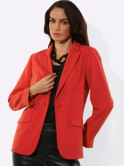 Blazer mit Knopfverschluss