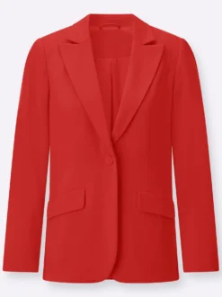 Blazer mit Knopfverschluss