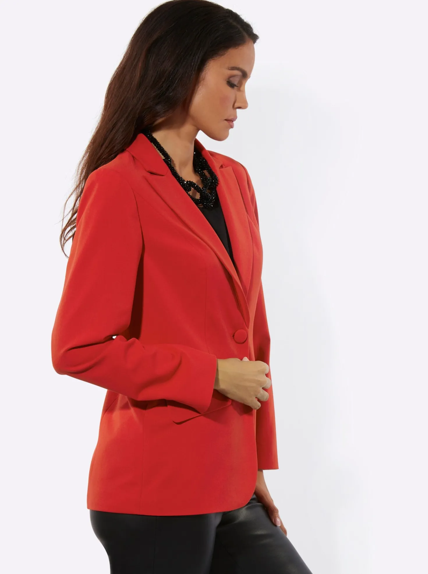 Blazer mit Knopfverschluss