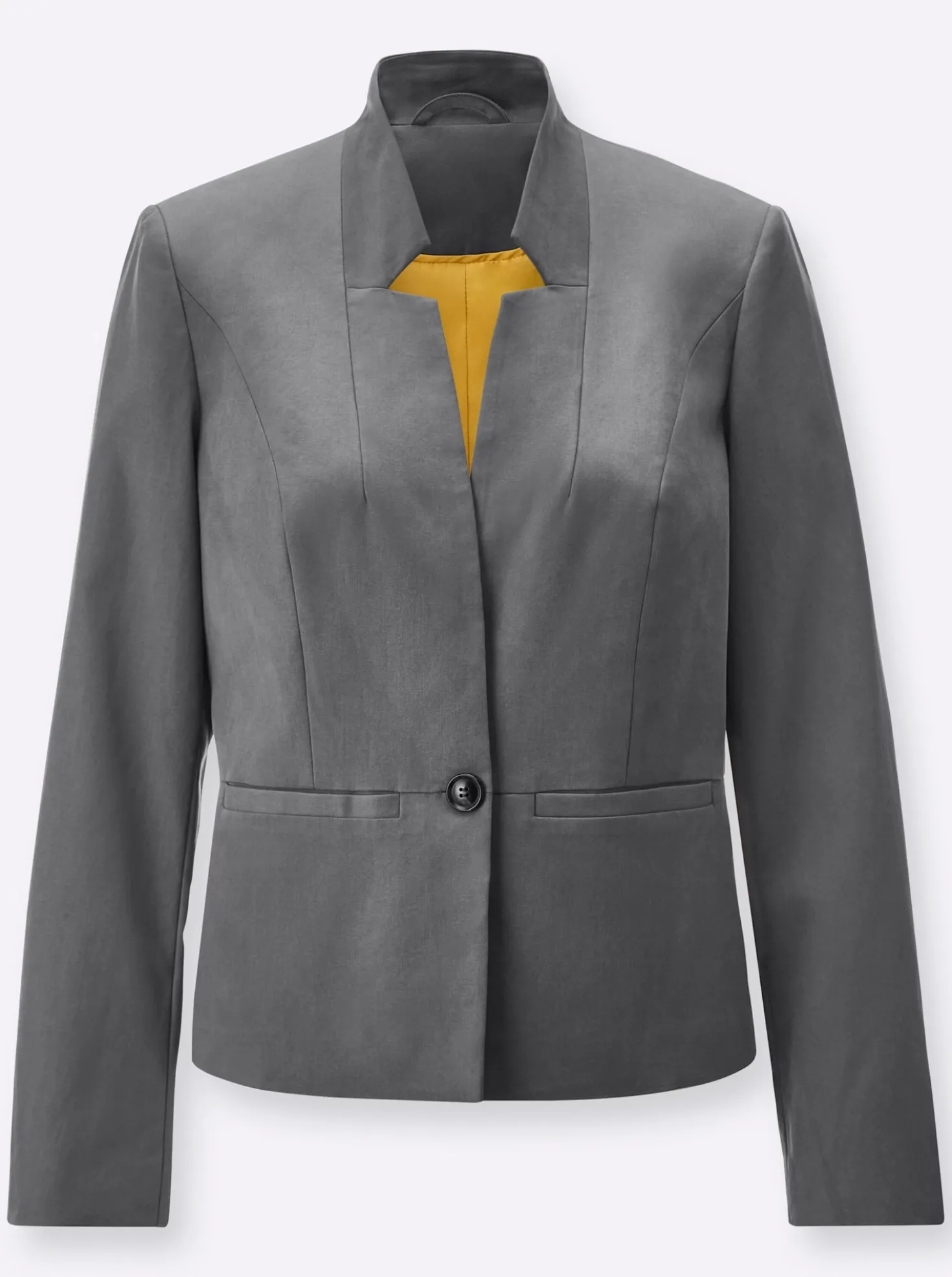 Blazer mit Knöpfen in Horn-Optik