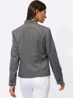 Blazer mit Knöpfen in Horn-Optik