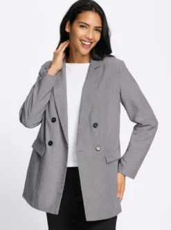 Blazer mit Pattentaschen