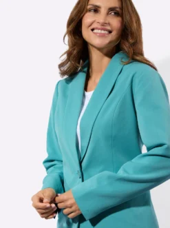 Blazer mit Schulterpolstern