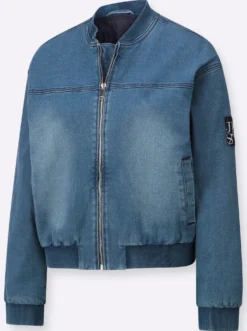 Blouson in Denim-Qualität