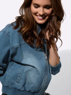 Blouson in Denim-Qualität
