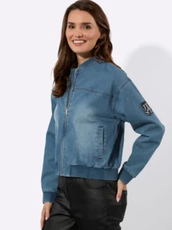 Blouson in Denim-Qualität