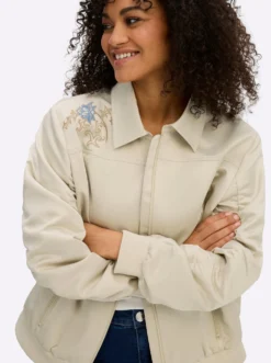 Blouson mit femininen Details