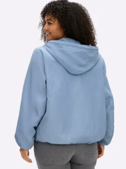 Blouson mit Kapuze und Gummibund