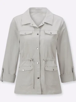 Blusenblazer mit Tunnelzug in der Taille