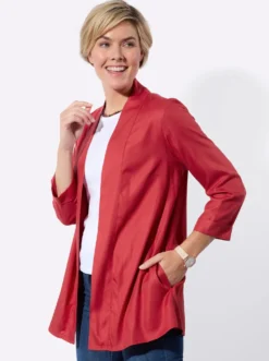 Blusenjacke in feuchtigkeitsregulierender Qualität