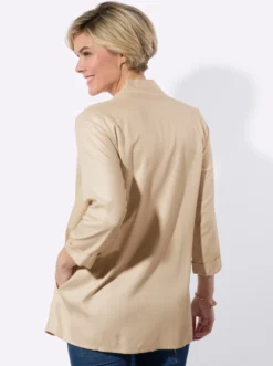 Blusenjacke in feuchtigkeitsregulierender Qualität