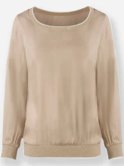 Blusenshirt mit Glanzgarnen